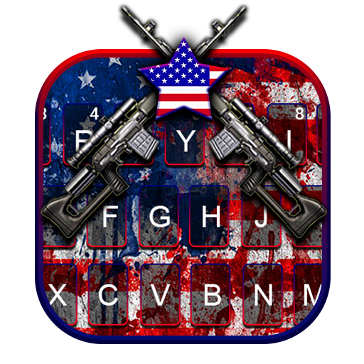 American Guns Fondo de teclado