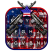 American Guns Klavye Arkaplanı