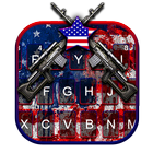 Фон клавиатуры American Guns иконка