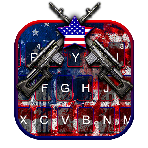 American Guns Tastaturhintergr