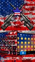 Tło klawiatury American Guns screenshot 1