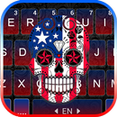 American Skull Art Klavye Tema APK