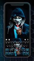 Fond de clavier Anonymous Ligh Affiche