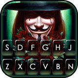 Thème de clavier Anonymous Man icône