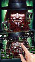 Tema Keyboard Anonymous Man Sm screenshot 1