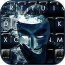 Anonymous Smoke Keyboard Theme APK