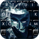 Thème de clavier Anonymous Smo icône