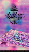Tema Keyboard Anchor Galaxy poster