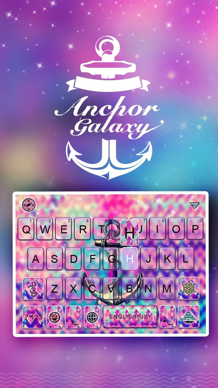 Anchor Galaxy Tema De Teclado For Android Apk Download - purple galaxy bow tie roblox