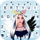 Devil Angel Girl Klavye Arkapl APK