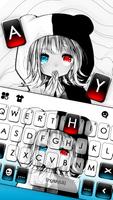 Tema Keyboard Angel Devil Girl imagem de tela 1