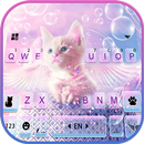 Fond de clavier Angelic Cat APK