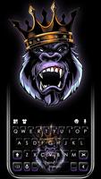 Tema Keyboard Angry Ape King poster