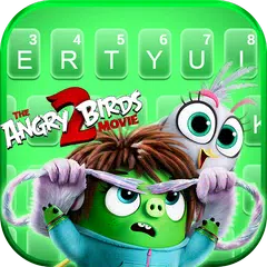 最新版、クールな Angry Birds 2 Courtney のテーマキーボード アプリダウンロード
