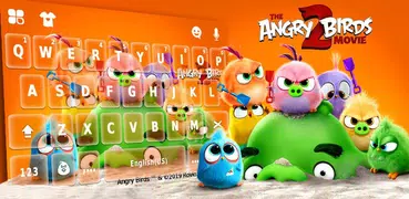 最新版、クールな Angry Birds 2 Hatchlings のテーマキーボード