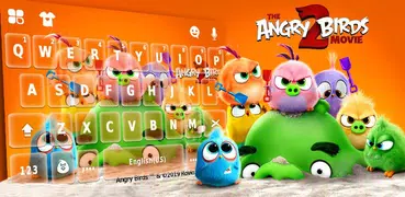 Тема для клавиатуры Angry Birds 2 Hatchlings