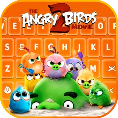 最新版、クールな Angry Birds 2 Hatchlings のテーマキーボード アプリダウンロード