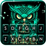 Angry Owl Art Zeichen