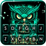 Thème de clavier Angry Owl Art icône