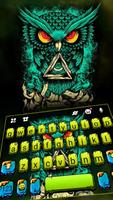 Tema Keyboard Angry Owl Cartaz