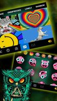 Tema Keyboard Angry Owl imagem de tela 3