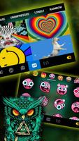 Tema Keyboard Angry Owl screenshot 3