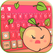 Fond de clavier Angry Peach