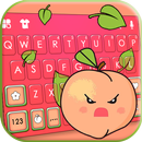 Hình nền bàn phím Angry Peach APK