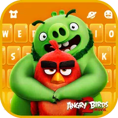 最新版、クールな Angry Birds 2 のテーマキーボード アプリダウンロード