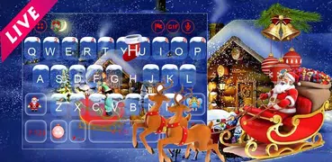Animated Christmas 主題鍵盤