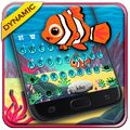 Animated Crown Fish Keyboard Theme