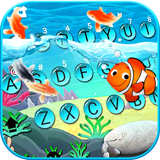 Animated Crown Fish Keyboard T