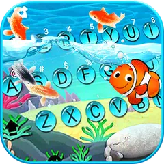 Animated Crown Fish Keyboard T Icon