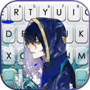 Anime Blue Man Keyboard Backgr APK