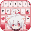 Fundo do Teclado Anime Cat Boy
