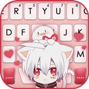 Anime Cat Boy Keyboard Backgro APK
