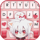 Fundo do Teclado Anime Cat Boy ícone