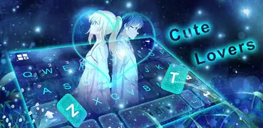 Anime Cute Love Keyboard Theme