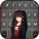 Фон клавиатуры Anime Demon Gir APK