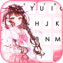 Fond de clavier Anime Girl Sak APK