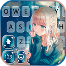 Fundo do Teclado Anime Love Gi APK