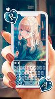 Fond de clavier Anime Love Gir Affiche
