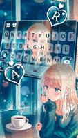 Fond de clavier Anime Love Gir capture d'écran 2