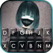 Tema Keyboard Anime Mask Girl