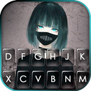 Tema Keyboard Anime Mask Girl APK