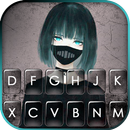 Tema Keyboard Anime Mask Girl APK