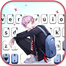 خلفية الكيبورد Anime School Bo APK