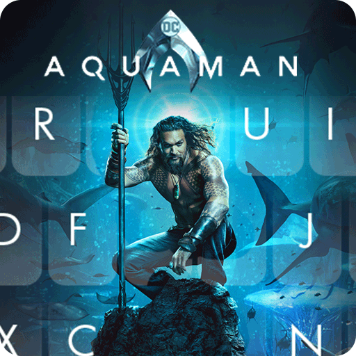 最新版、クールな Aquaman のテーマキーボード