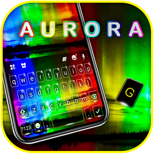 Tema Keyboard Aurora Nothern L