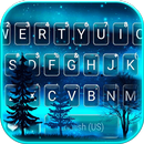 Hình nền bàn phím Aurora Skies APK